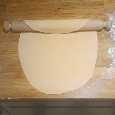 Rolling out pasta