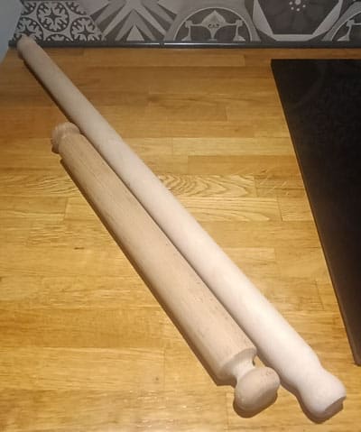 Materello vs normal rolling pin