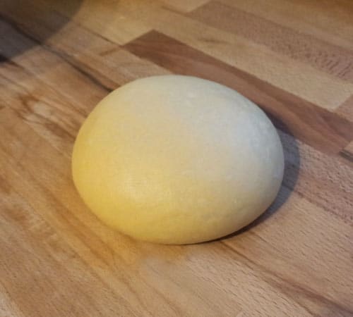 Smooth homemade pasta dough