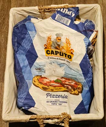 Large bag of Caputo 00 flour for fresh homemade pasta